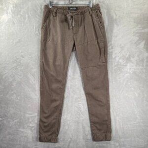 DU/ER Pants men's 32x20 Jogger N2X Slim Fit Drawstring Brown Tapered Outdoor